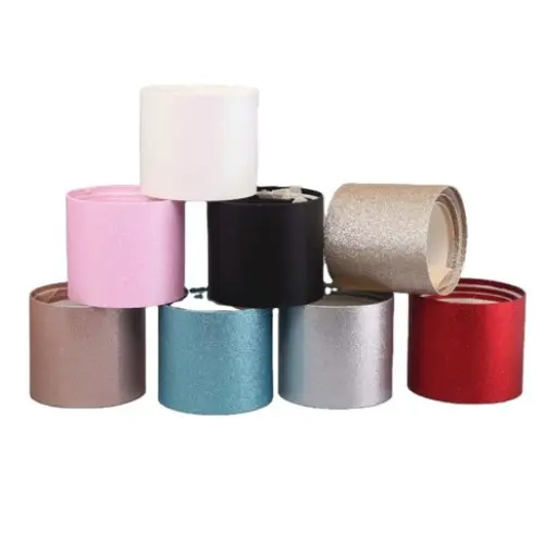 3PCS GLITTER GIFT BOXES W GOLD RIBBON COLORS: BLACK,BLUE, PINK, RED, ROSE GOLD, SILVER, WHITE  CASE QUANTITY: 30 SIZE: L - 7*7*6.7"             M - 6*6*6" S - 6*6*5.8"  