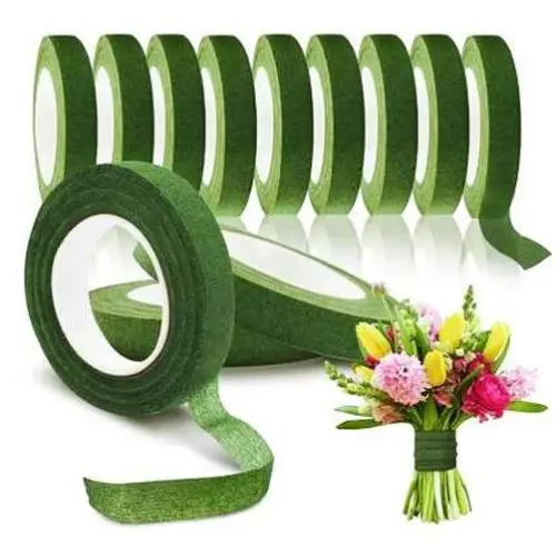 12PCS GREEN FLORAL TAPE-0.5" x 30YARDS 