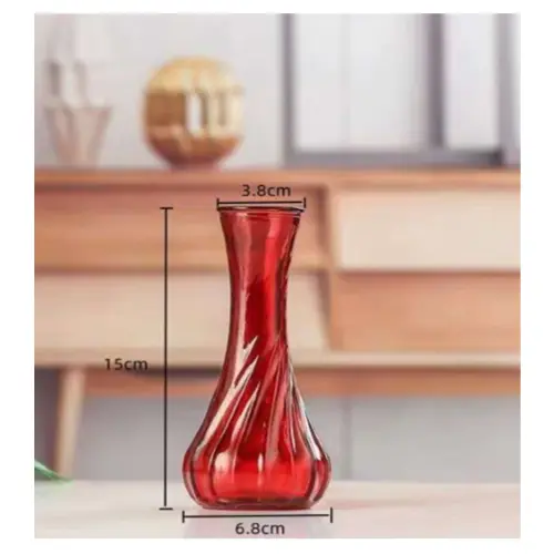RED BUD VASE  CASE QUANTITY: 72 SIZE: 6*2.5"  