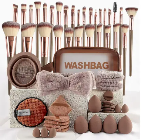 56PCS BEAUTY COSMETIC  SET COLORS: PINK