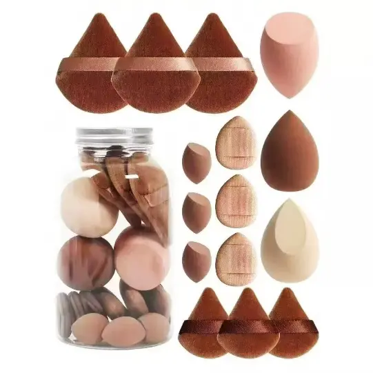 16PCS COSMETIC SET COLORS: BLACK, BROWN,  GRAY, PINK, PURPLE