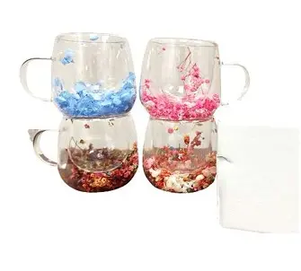 DRIED FLOWERS INSULATED GLASS  