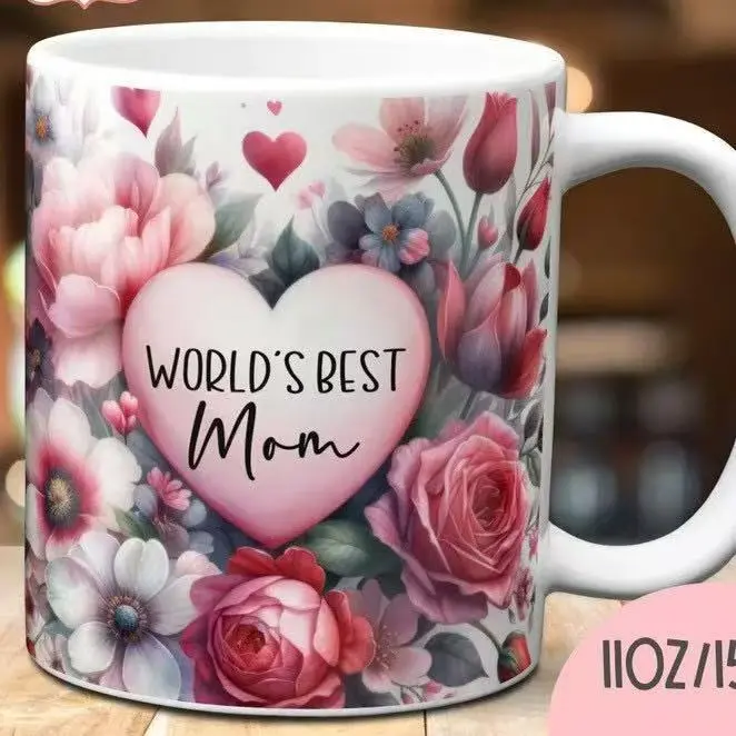 "WORLD'S BEST MOM" CERAMIC MUG 