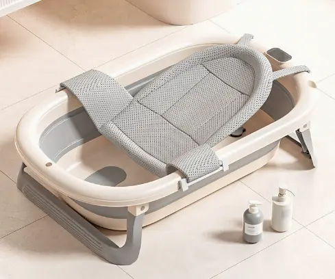 2PCS COLLAPSIBLE BABY BATH TUB