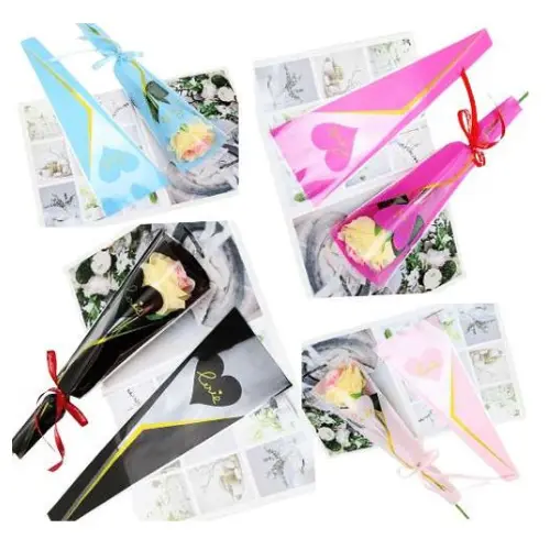 50PCS 17" LOVE SIGNED SINGLE  SLEEVES-COLOR: BLUE, GOLD, PINK, WHITE, YELLOW