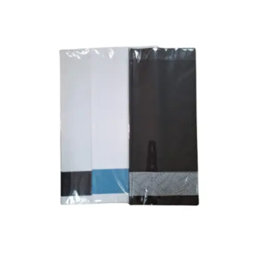 22" 20PCS PATERNED FLORAL WRAPPING PAPER COLOR: BLACK, WHITE, , BLUE   