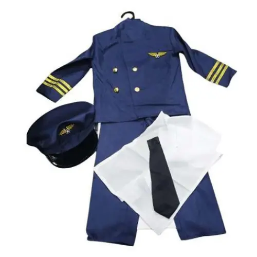 5PCS KIDS PILOT CAREER DAY  COSTUME (3-8YRS)