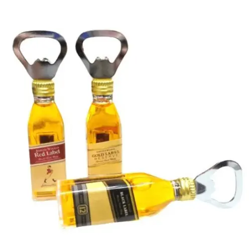 5" MAGNETIC JOHNNIE WALKER   BOTTLE OPENER 