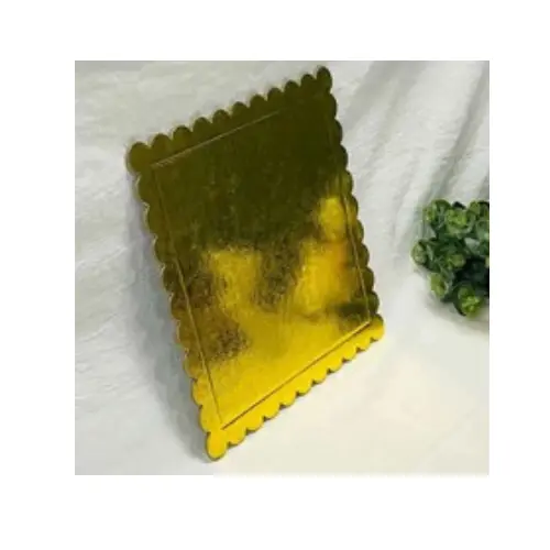 25PCS 12" SQUARE GOLD CAKE DRUMS