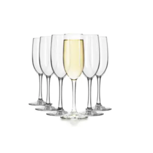 6PCS TALL WINE GLASS-170ML