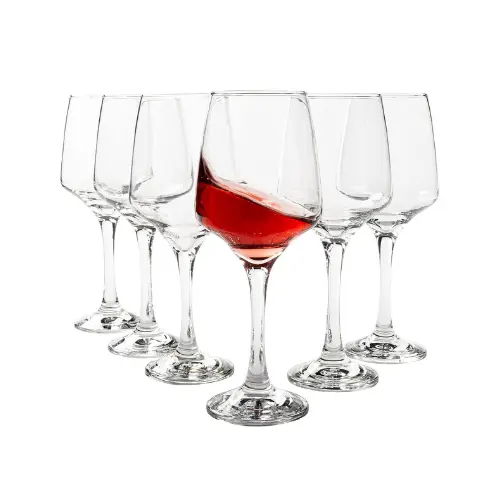 WINE GLASSES 6PCS 370ML 