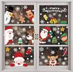4PC CHRISTMAS STICKER ASSR PATTERNS