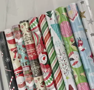  ASSR CHRISTMAS GIFT  WRAPPING PAPER ROLL