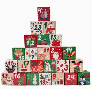 CHRISTMAS ADVENT  CALENDER GIFT BOX SET ASSR