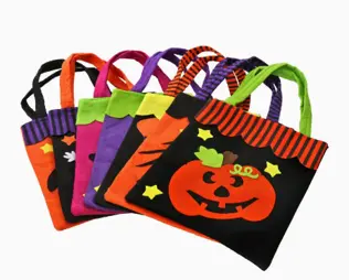 HALLOWEEN TRICK-OR-TREAT  FELT BAG ASSR