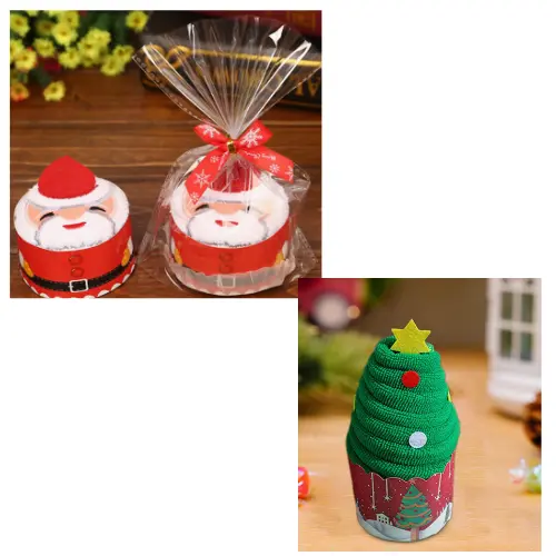CHRISTMAS TOWEL GIFT  POUCH