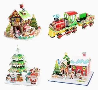 DIY CHRISTMAS VILLAGE  TABLETOP SCENE