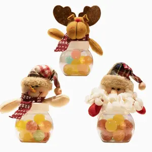 CHRISTMAS PLUSH CANDY JAR  ORNAMENT ASSR