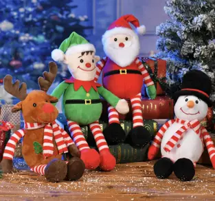 11" PLUSH CHRISTMAS  CHARACTER COLLECTION