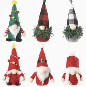 HANGING CHRISTMAS GNOME  ORNAMENT ASSR