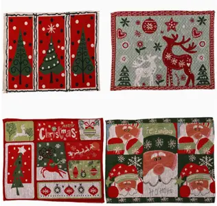 CHRISTMAS TABLE MAT ASSR  PATTERNS 