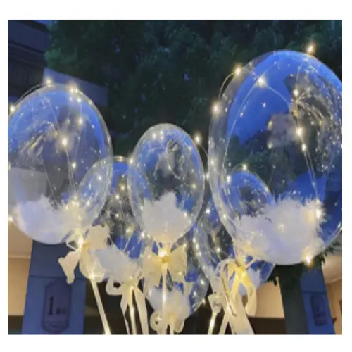 5PCS CLEAR BUBBLE BALLOON  SET