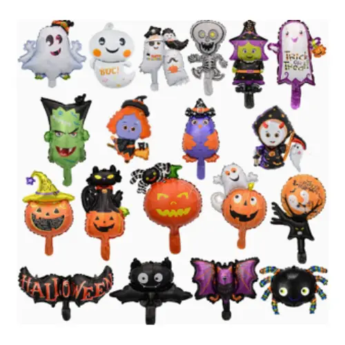 8PCS HALLOWEEN  CHARACTER FOIL BALLOON  SET ASSR