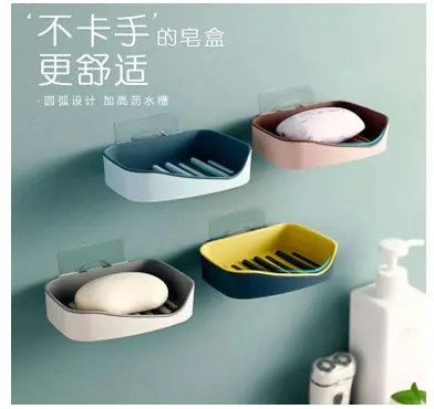 SOAP DISH W WALL ADHESIVE