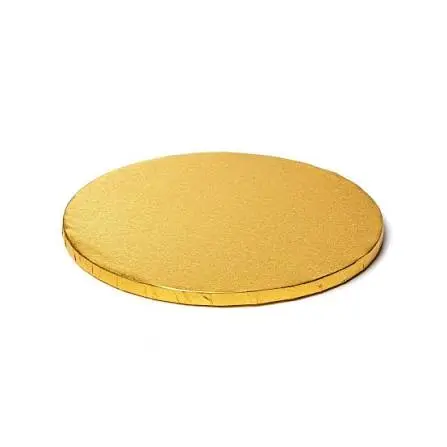 10" GOLD ROUND CAKE DRUM