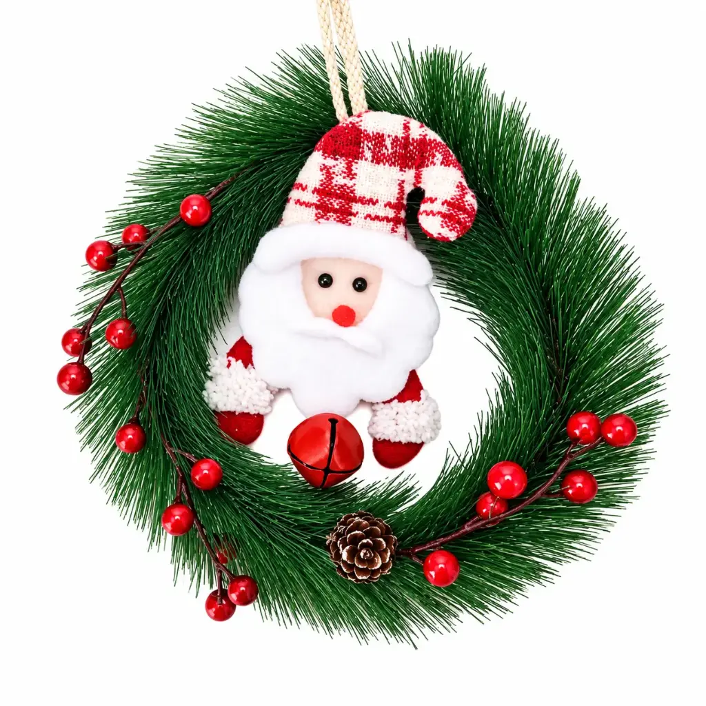 8" FESTIVE CHRISTMAS  HANGING ORNAMENT
