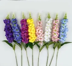 SINGLE BRANCH COLOURED  ARTIFICIAL HYACINTH Colors: Pink, Red, Blue, White