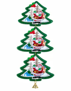 3 PCS FESTIVE CHRISTMAS HANGING ORNAMENT ASSR