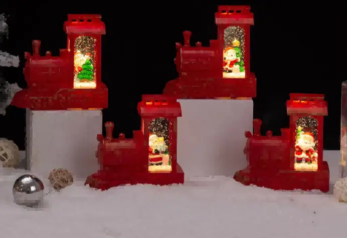 LIGHTING RESIN CHRISTMAS TRAIN