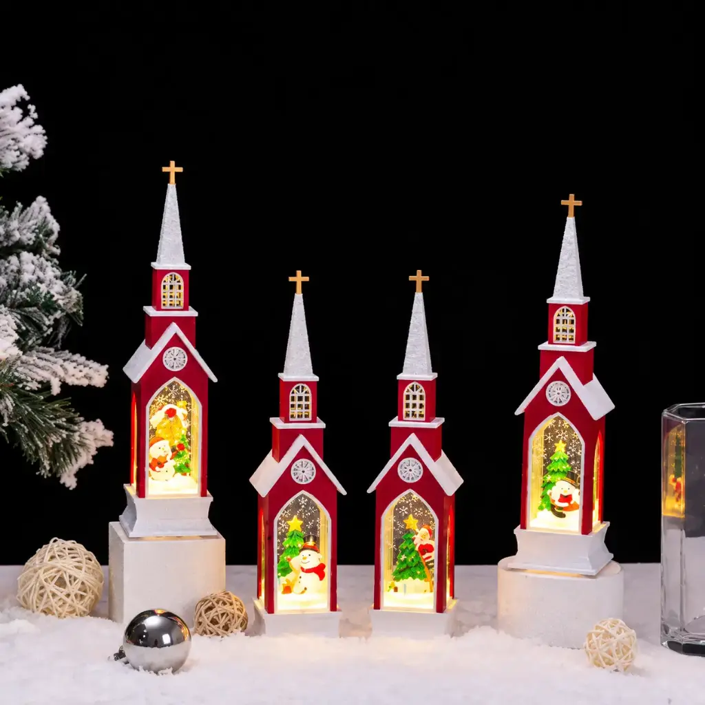 LED CHRISTMAS CHARACTER  TABLE-TOP DÉCOR LAMP-9"