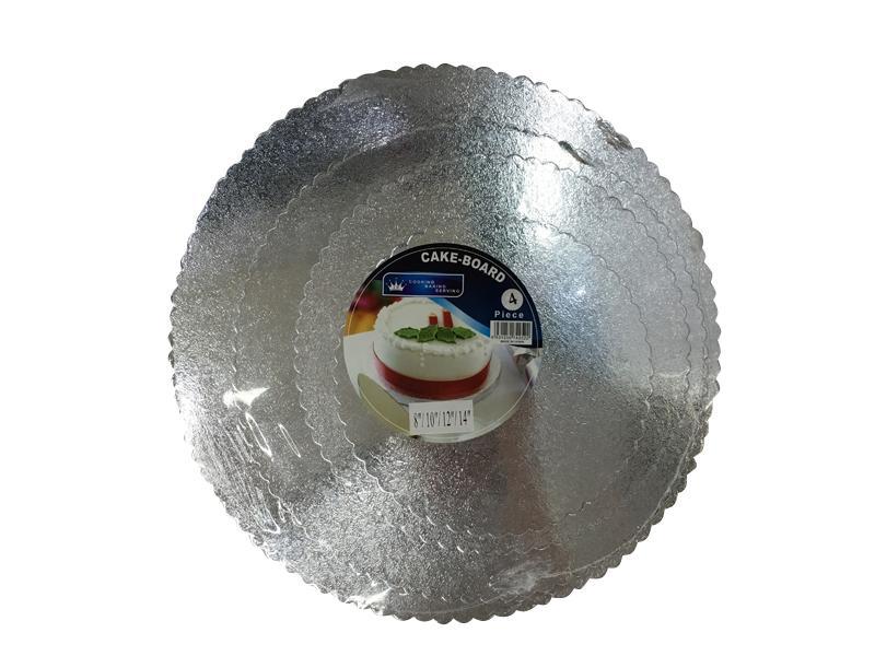 4PCS CAKE BOARD-8''/10''/12''/14''