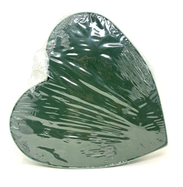 [31239] HEART-SHAPED OASIS W GRIPS (40*39*4CM)