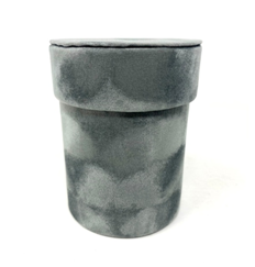 [31200] 6PC GREY VELVET GIFT BOXES (10*8CM)