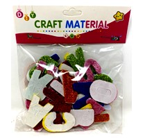 [LD013] SHIMMERY LETTERS CRAFT STICKERS