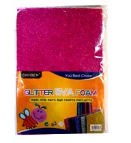 [117315] 10PCS RAINBOW GLITTER FOAM PAPER ASSR