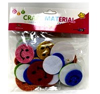 [LD019] SMILEY FACE CRAFT STICKER