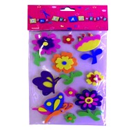 [115368] FLORAL EVA FOAM STICKERS