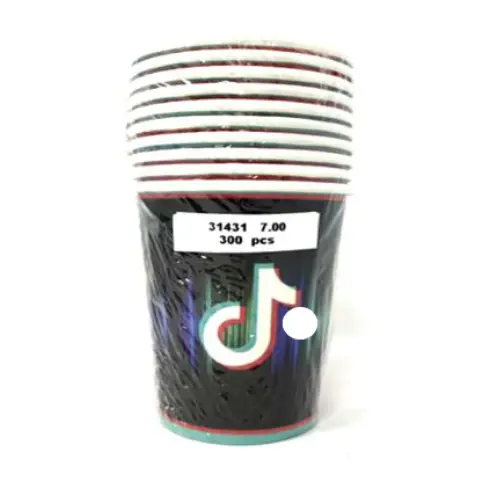 [31431] 10PCs TIK TOK PARTY CUP,9CM