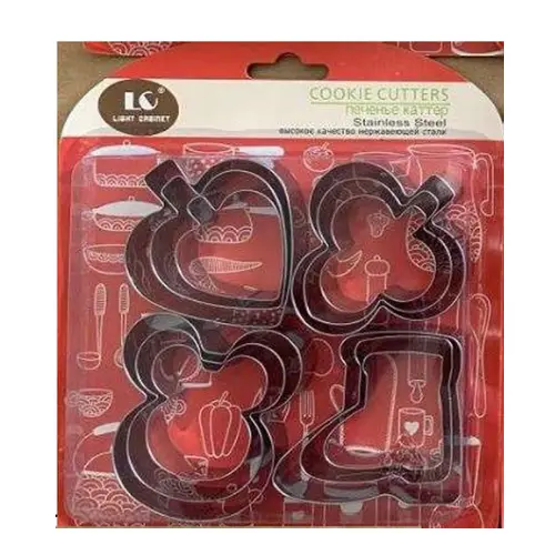 [136695] 12 PCS COOKIE CUTTER, 18*16CM