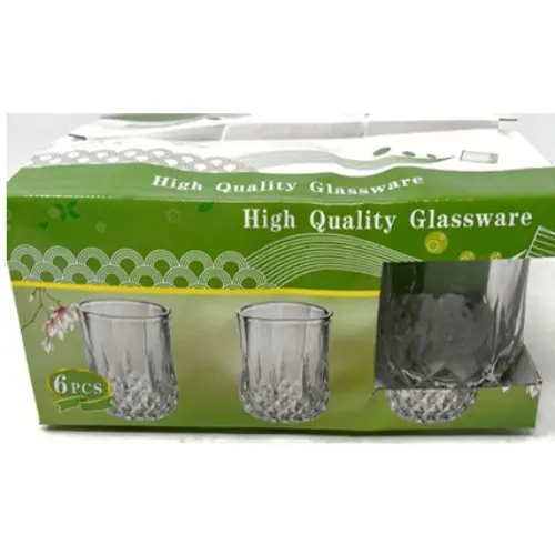 [194533] GLASS CUP 6 PCS-SIZE: 20*13CM