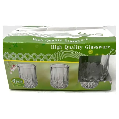 [194535] 6PCS GLASS SET-SIZE: 22*9CM