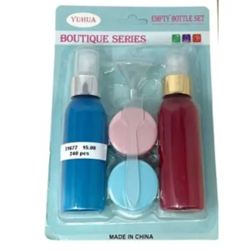 [31677] 6PC TRAVEL BOTTLE SET-CASE QUANTITY:240 SIZE: 16*14CM