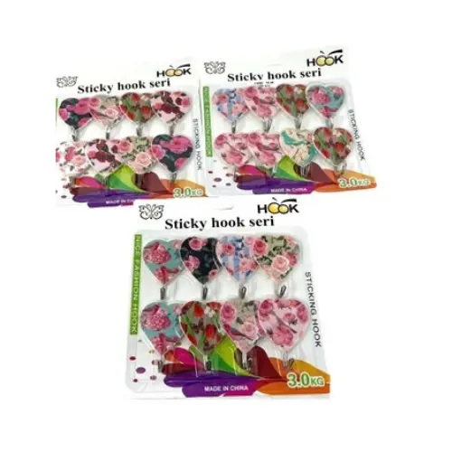 [31680] 8PC ADHESIVE HOOK SET