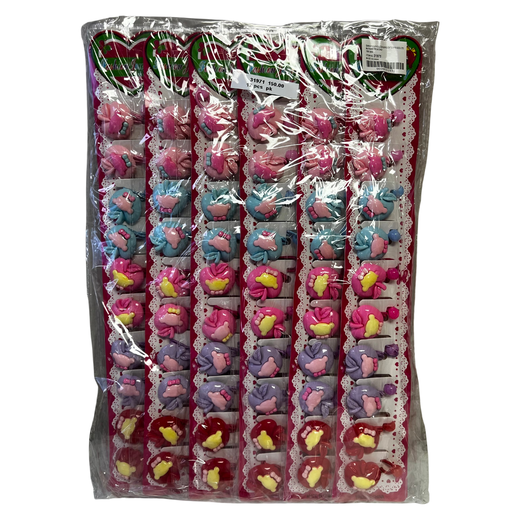 [31971] 10 PC APPLE HAIR ELASTIC (12 PACK)