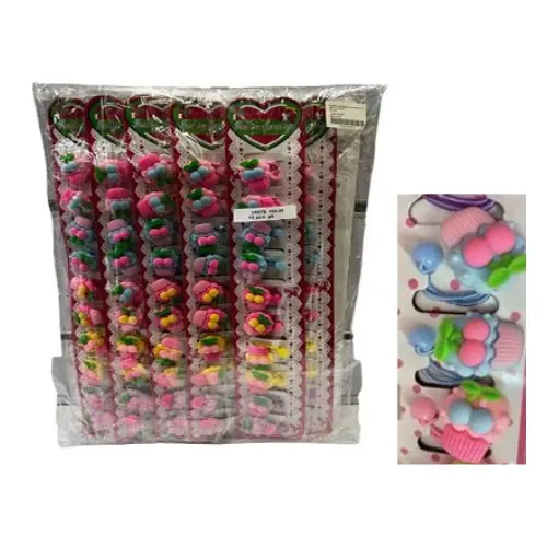 [31975] CUPCAKE HAIR ELASTIC (12 CARDS)