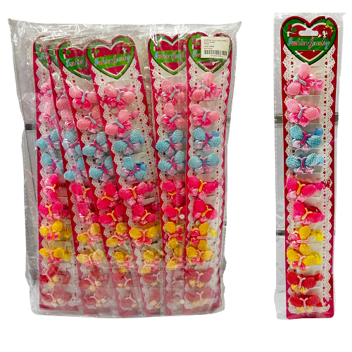 [31986] 10PCS/CARD HAIR ELASTIC (12 CARDS)